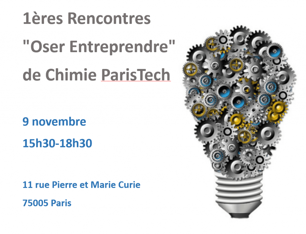 Oser Entreprendre - ChimieParisTech