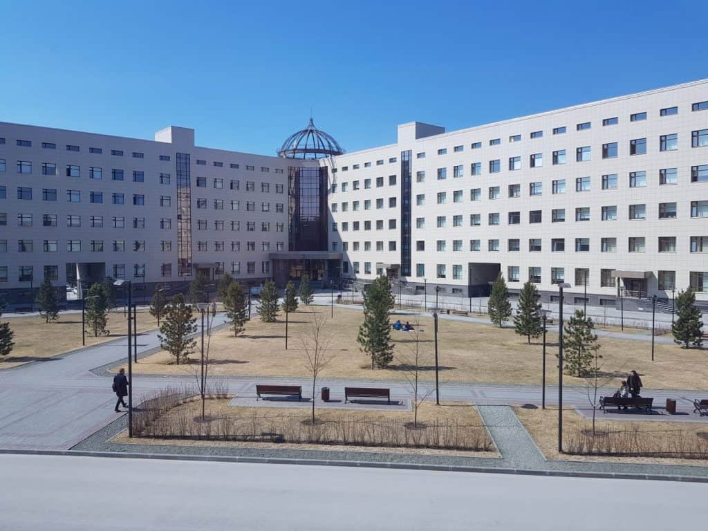 Vue du campus de Novossibirsk